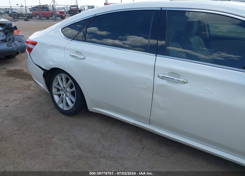 2013 TOYOTA AVALON XLE TOURING VIN: 4T1BK1EB9DU033270