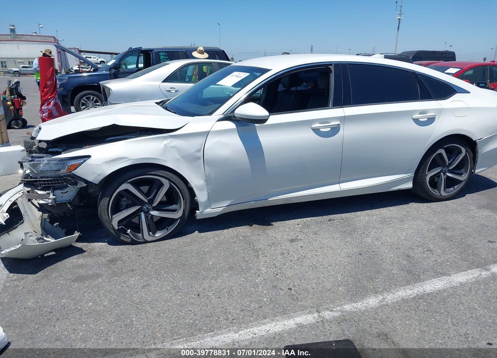 2018 HONDA ACCORD SPORT VIN: 1HGCV1F34JA238968