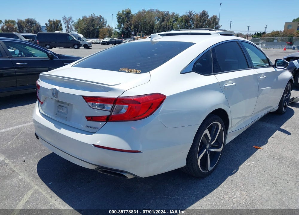 2018 HONDA ACCORD SPORT VIN: 1HGCV1F34JA238968