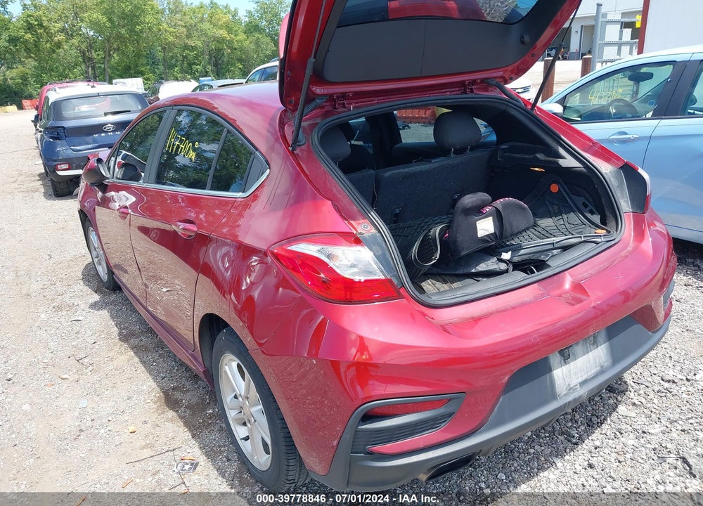2018 CHEVROLET CRUZE LT AUTO VIN: 3G1BE6SM8JS640537