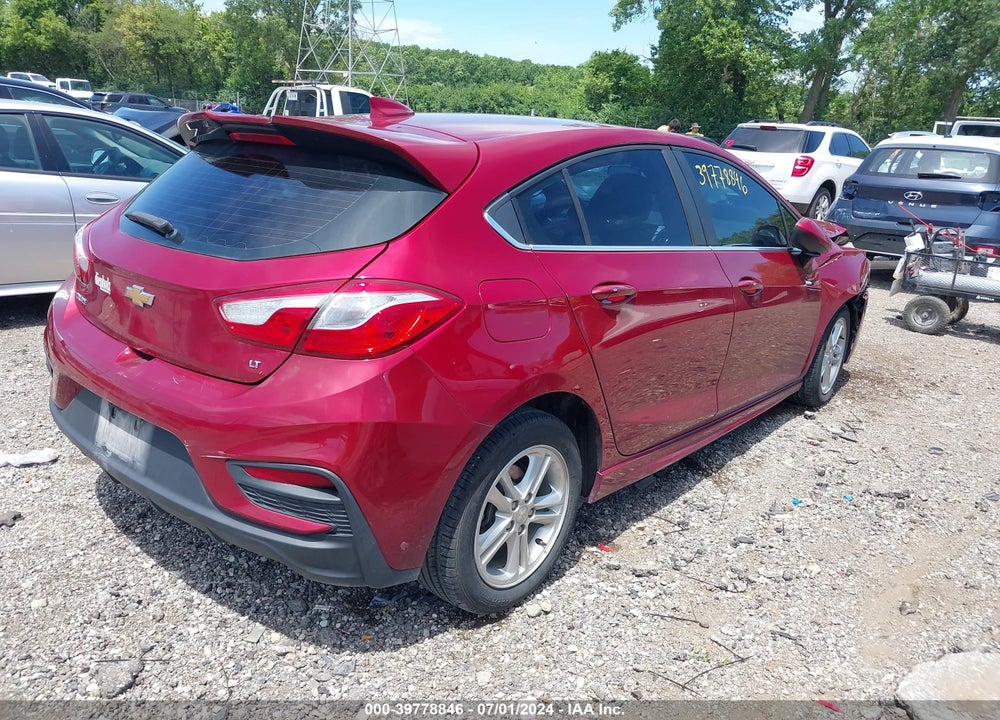 2018 CHEVROLET CRUZE LT AUTO VIN: 3G1BE6SM8JS640537