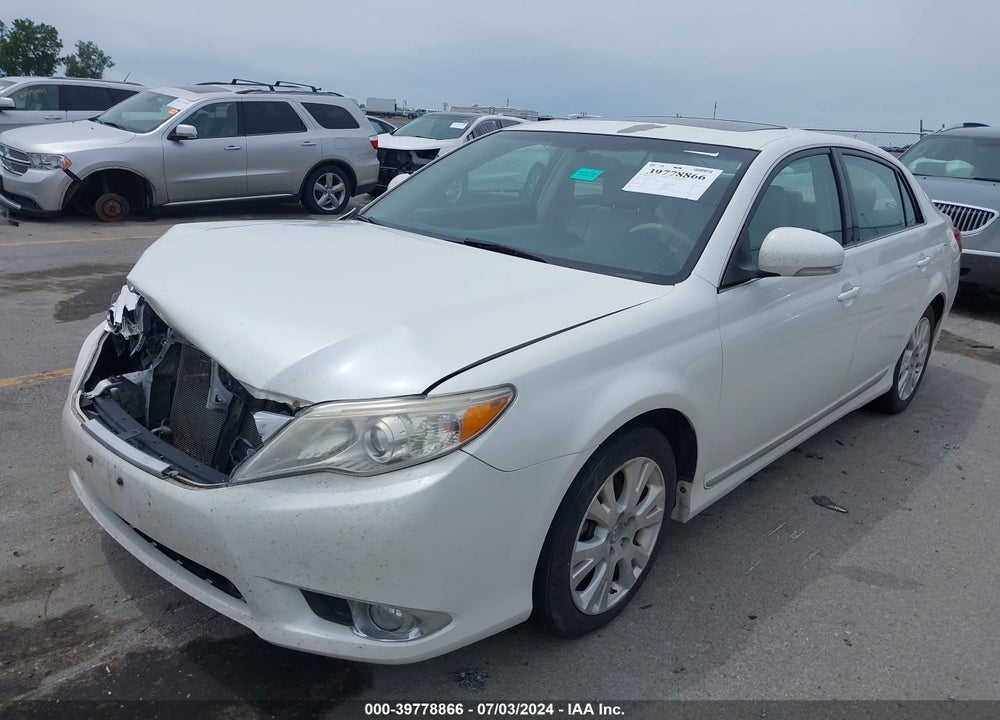 2011 TOYOTA AVALON VIN: 4T1BK3DB5BU427648