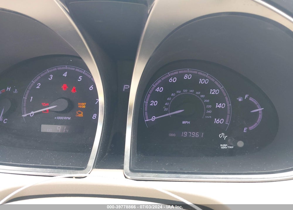 2011 TOYOTA AVALON VIN: 4T1BK3DB5BU427648