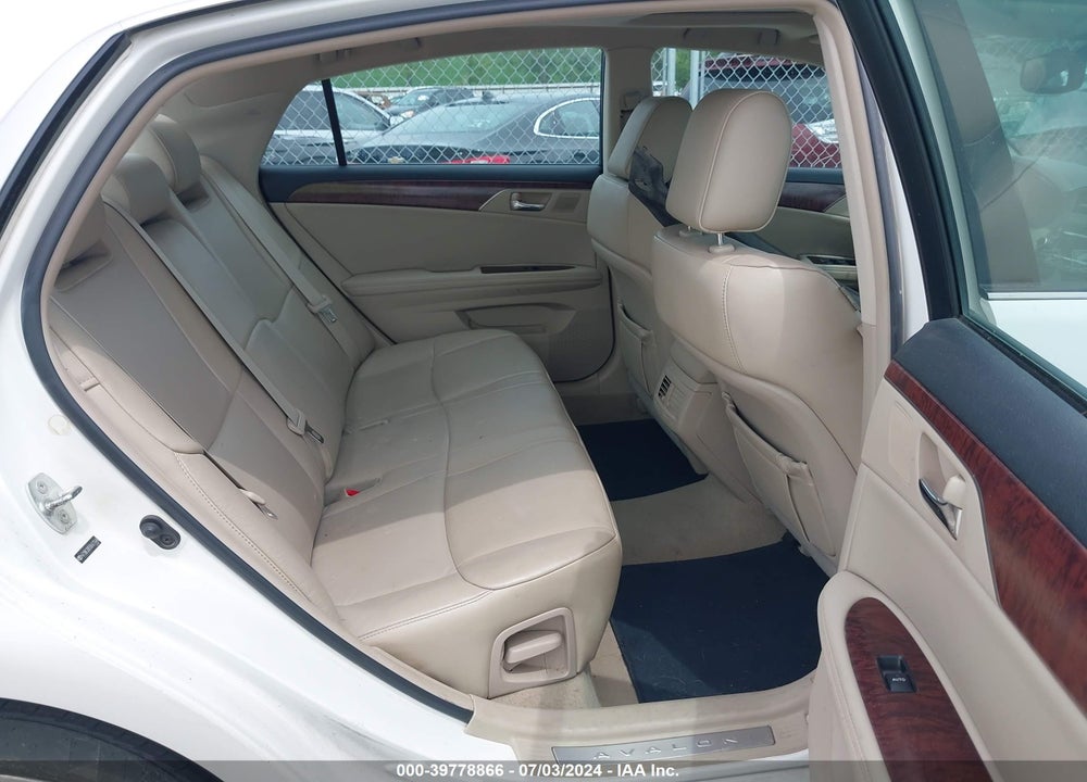 2011 TOYOTA AVALON VIN: 4T1BK3DB5BU427648