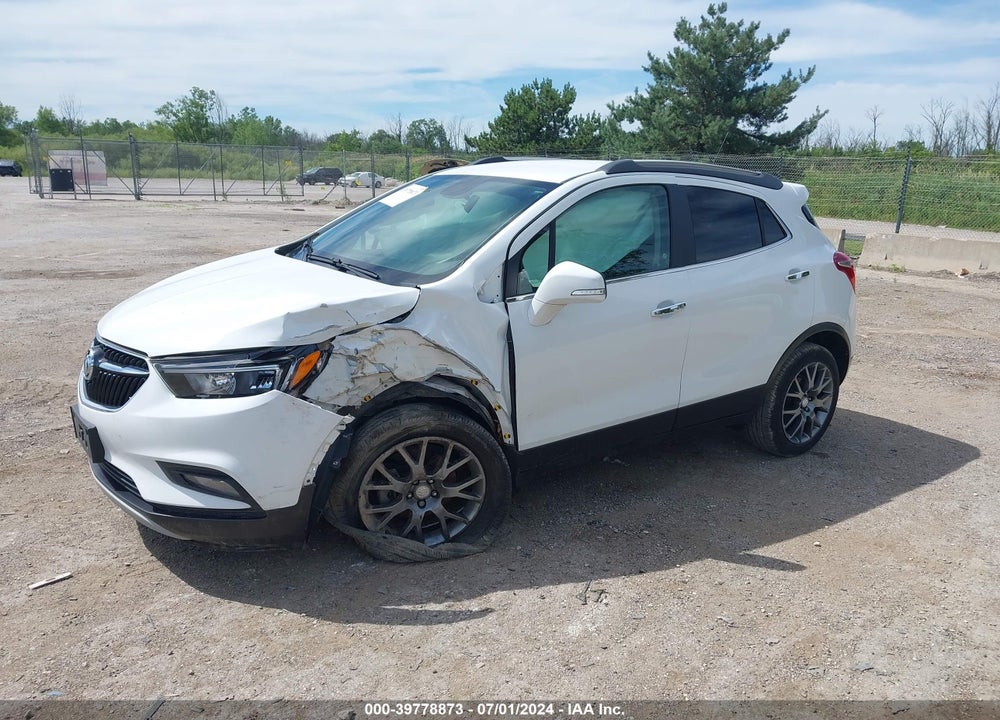 2019 BUICK ENCORE AWD SPORT TOURING VIN: KL4CJ2SB2KB761781