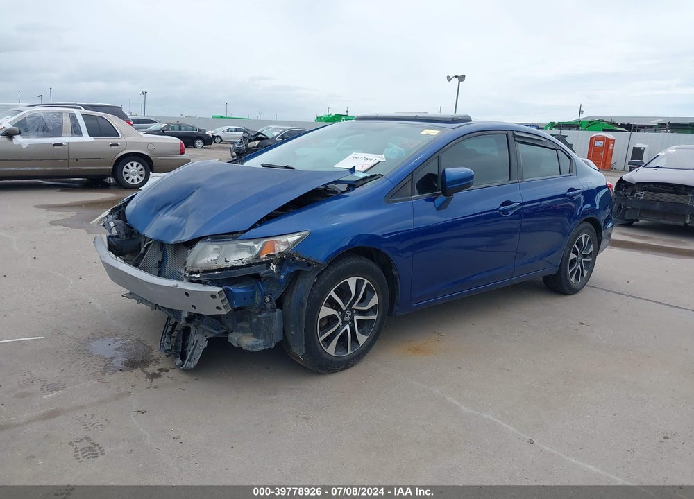 2014 HONDA CIVIC EX VIN: 19XFB2F85EE074834