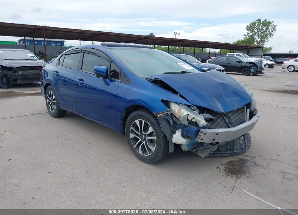 2014 HONDA CIVIC EX VIN: 19XFB2F85EE074834