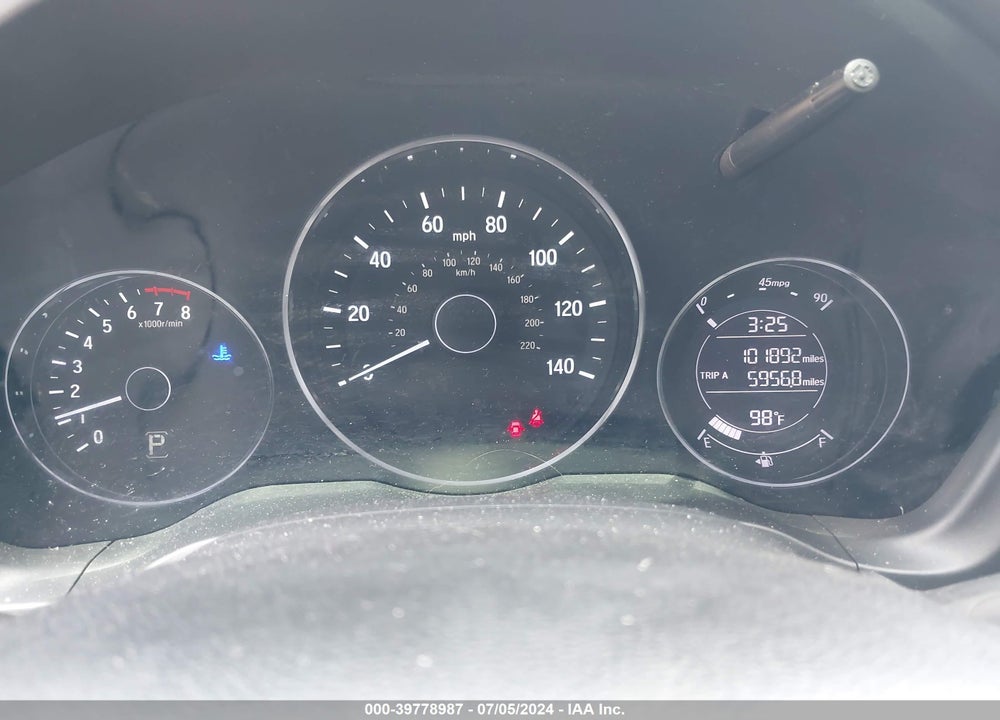 2017 HONDA HR-V EX-L VIN: 3CZRU6H72HM730284