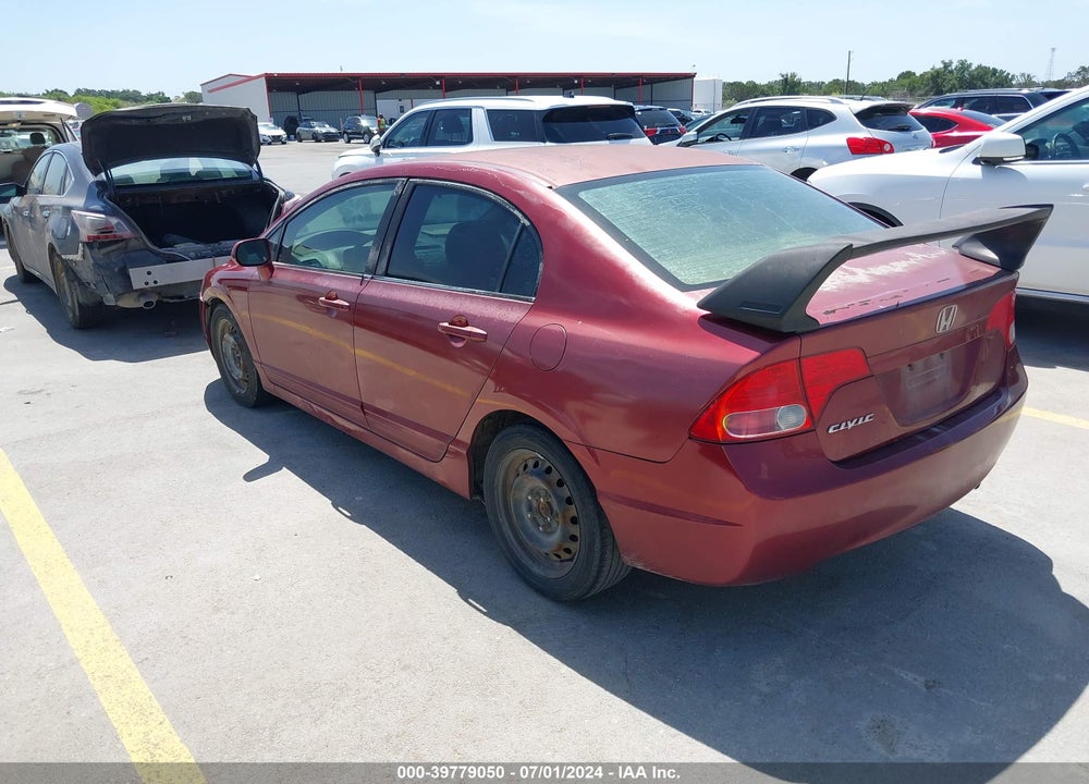 2007 HONDA CIVIC LX VIN: JHMFA16557S000542
