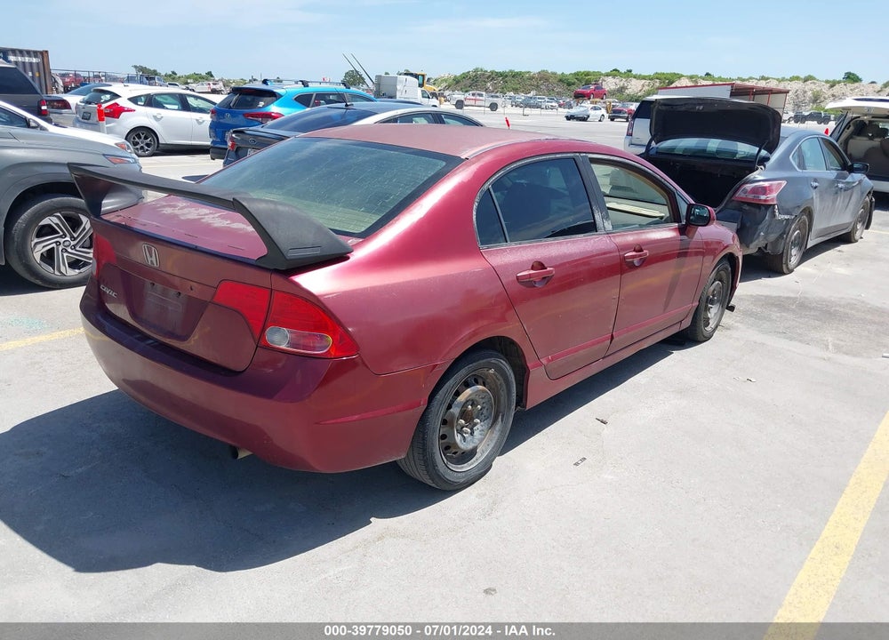 2007 HONDA CIVIC LX VIN: JHMFA16557S000542