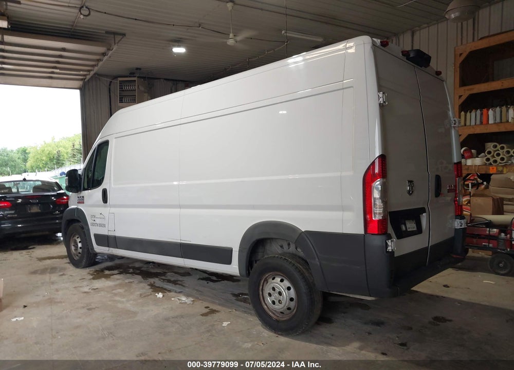 2018 RAM PROMASTER 2500 HIGH ROOF 159 WB VIN: 3C6TRVDG3JE124688