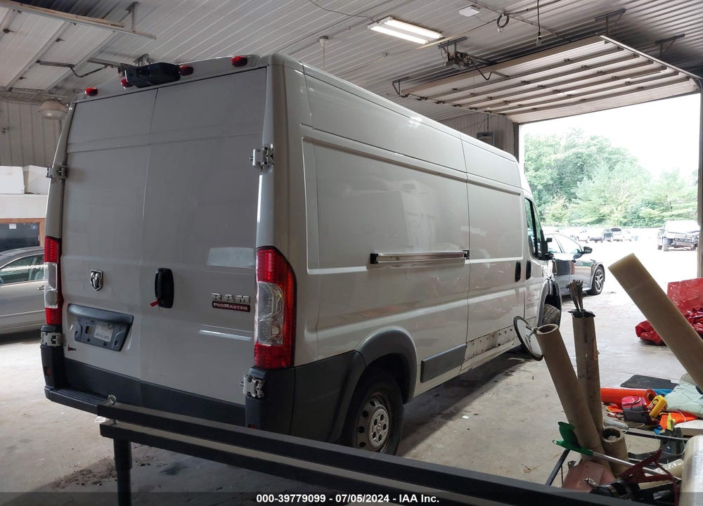 2018 RAM PROMASTER 2500 HIGH ROOF 159 WB VIN: 3C6TRVDG3JE124688