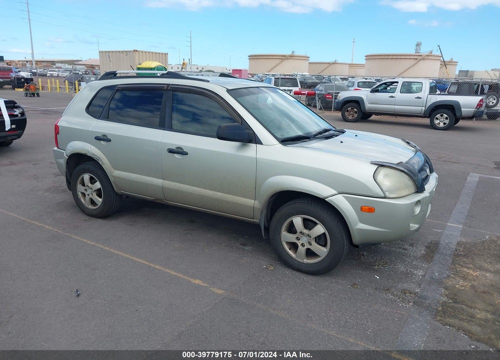 2007 HYUNDAI TUCSON GLS VIN: KM8JM12B07U520758