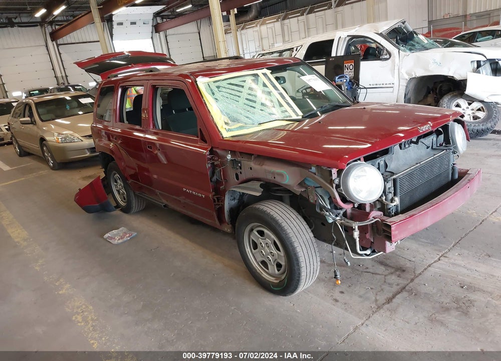 2016 JEEP PATRIOT SPORT VIN: 1C4NJRBB8GD579909