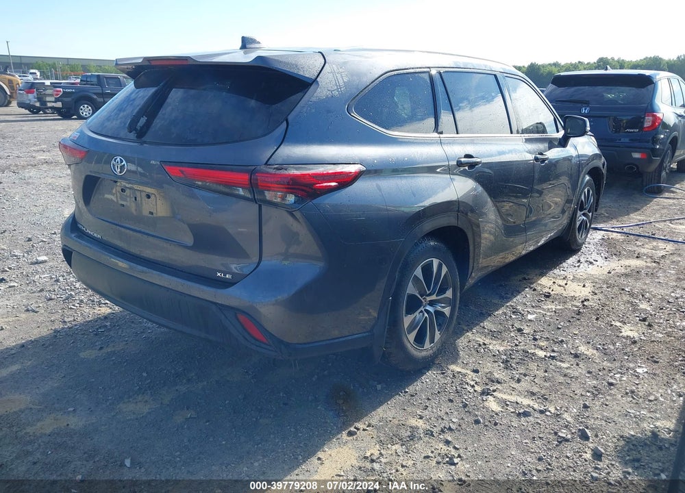 2020 TOYOTA HIGHLANDER XLE VIN: 5TDGZRAH3LS012853