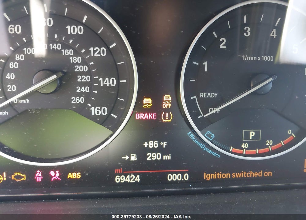 2015 BMW 328I VIN: WBA3A5G5XFNS86408