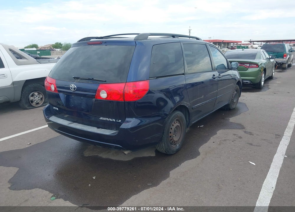 2007 TOYOTA SIENNA LE VIN: 5TDZK23C47S095897