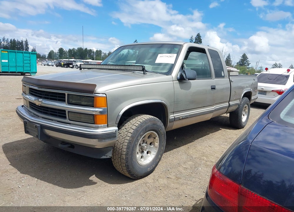 1998 CHEVROLET K1500 FLEETSIDE VIN: 2GCEK19R5W1162100