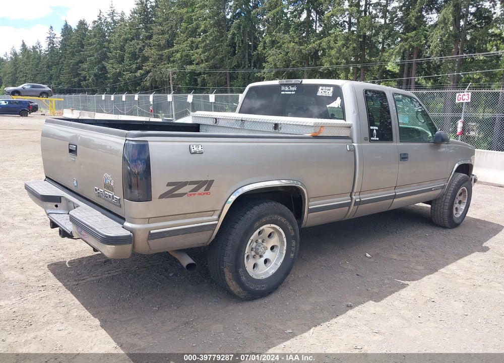 1998 CHEVROLET K1500 FLEETSIDE VIN: 2GCEK19R5W1162100