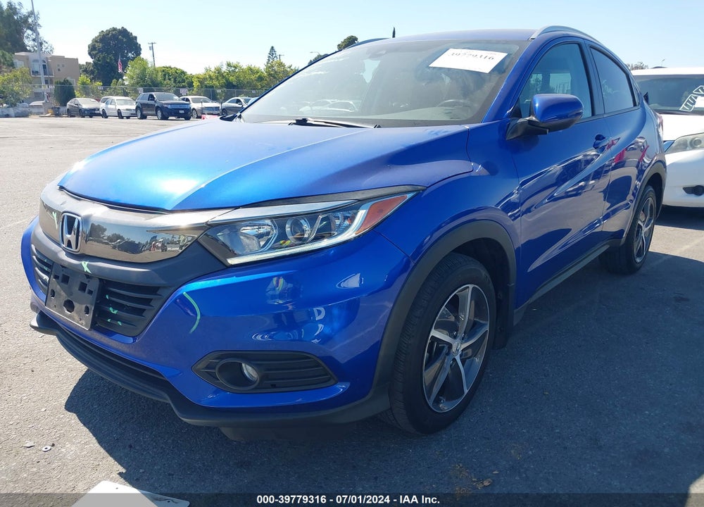 2022 HONDA HR-V AWD EX VIN: 3CZRU6H52NM706321