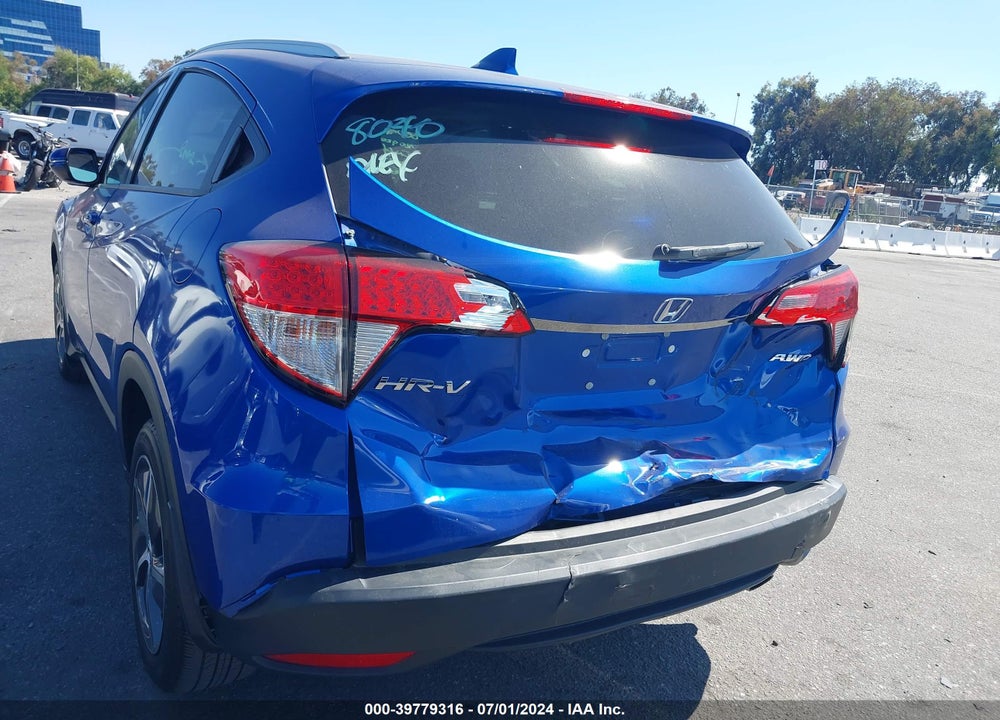 2022 HONDA HR-V AWD EX VIN: 3CZRU6H52NM706321