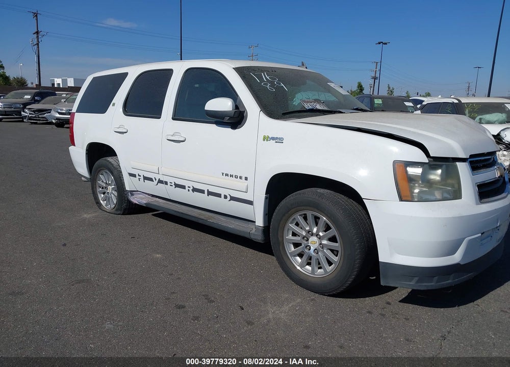 2008 CHEVROLET TAHOE HYBRID VIN: 1GNFC13538R199865