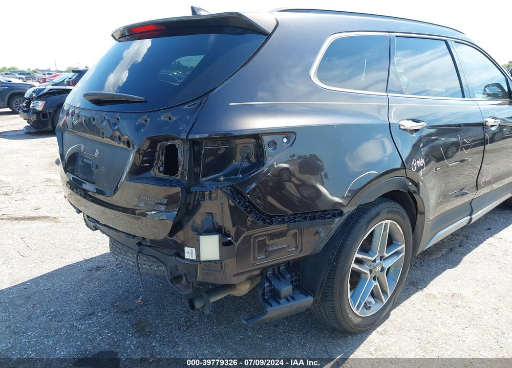 2017 HYUNDAI SANTA FE LIMITED ULTIMATE VIN: KM8SRDHF9HU225340