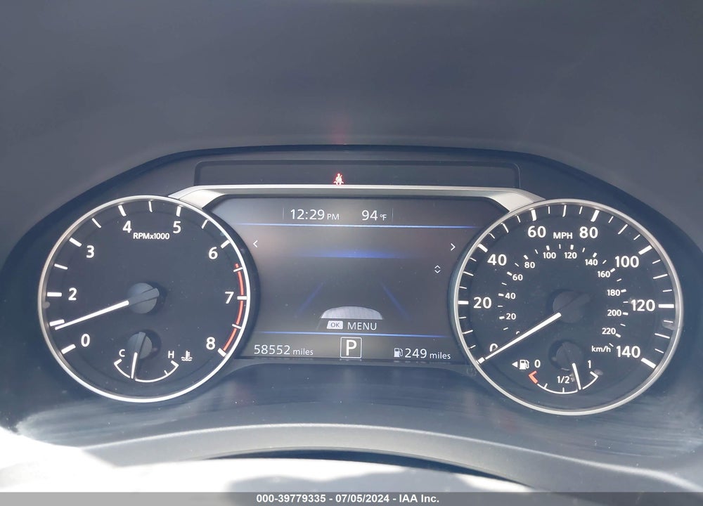 2022 NISSAN ALTIMA SV FWD VIN: 1N4BL4DV5NN360412