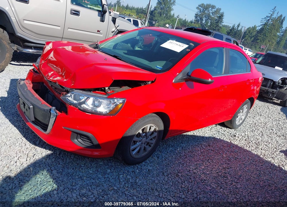 2017 CHEVROLET SONIC LT AUTO VIN: 1G1JD5SH7H4130685