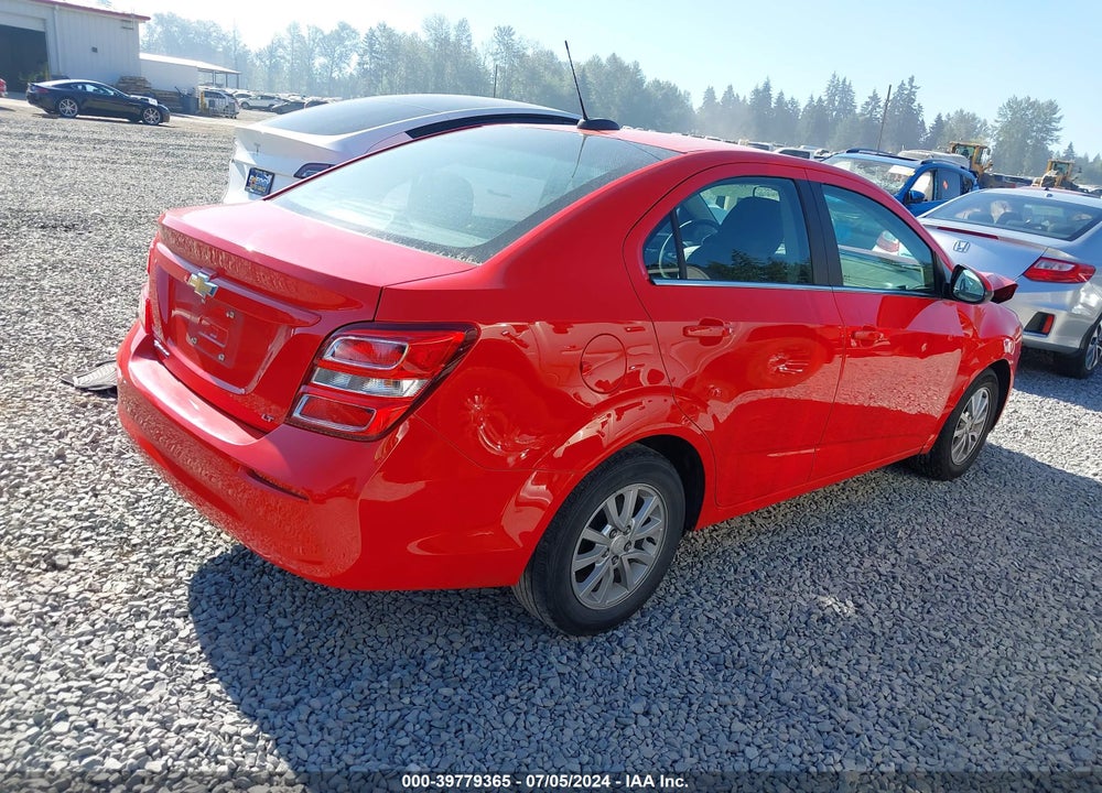 2017 CHEVROLET SONIC LT AUTO VIN: 1G1JD5SH7H4130685