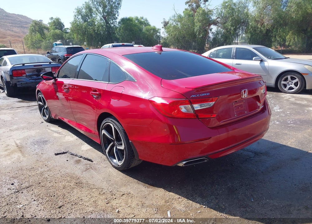 2019 HONDA ACCORD VIN: 1HGCV1F39KA145347