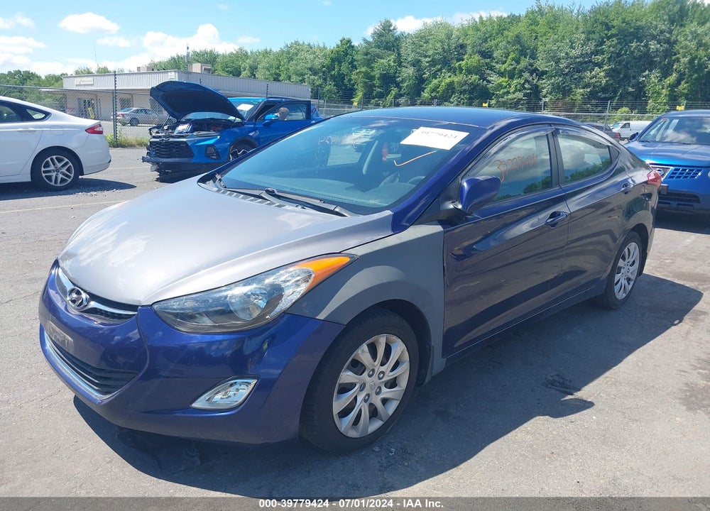 2012 HYUNDAI ELANTRA GLS VIN: 5NPDH4AE6CH090614