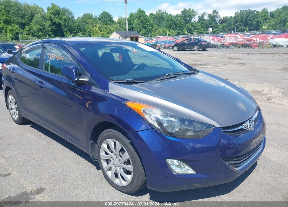 2012 HYUNDAI ELANTRA GLS VIN: 5NPDH4AE6CH090614