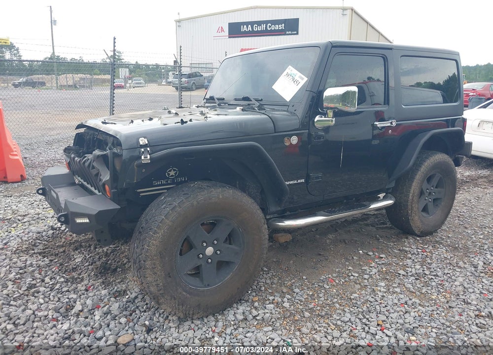 2011 JEEP WRANGLER SPORT VIN: 1J4AA2D17BL510289