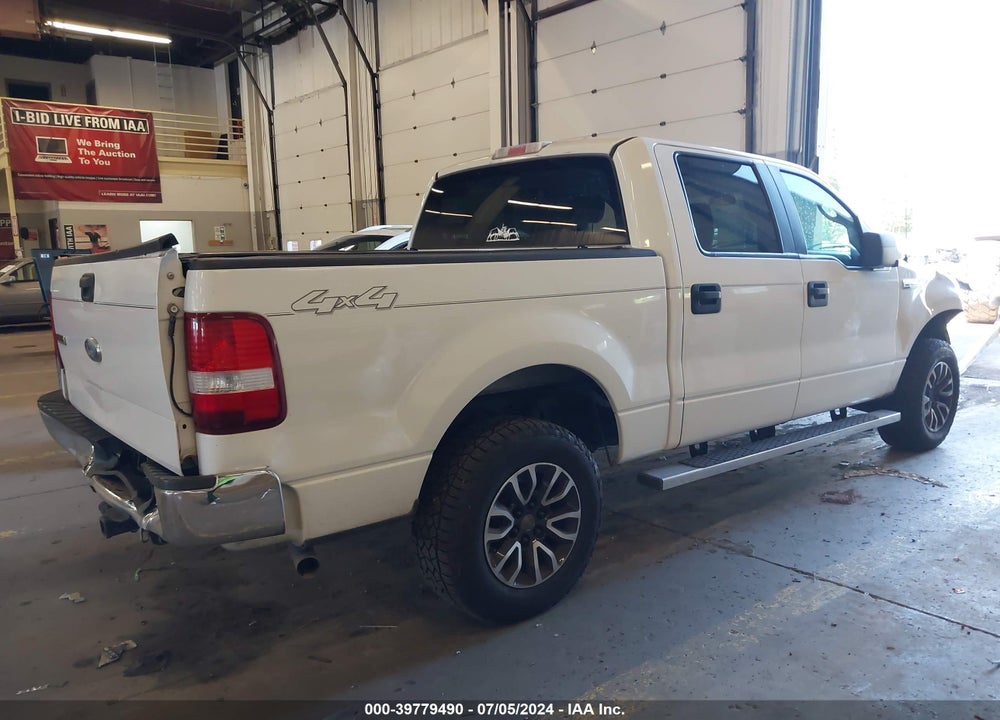 2008 FORD F-150 XLT VIN: 1FTRW14W48FC31602