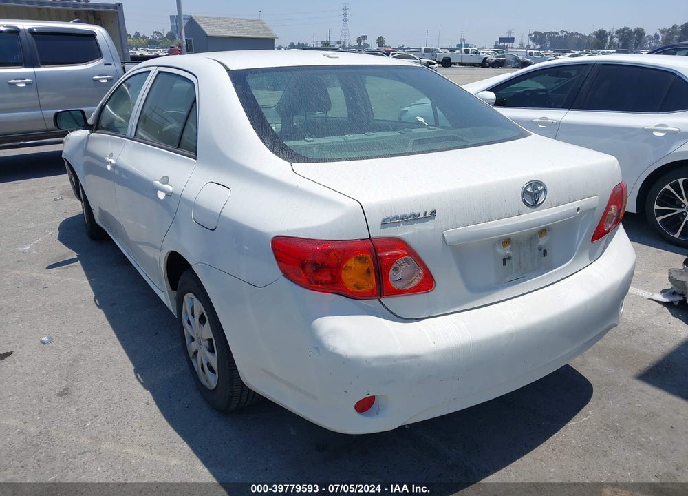 2009 TOYOTA COROLLA VIN: JTDBL40E99J023562