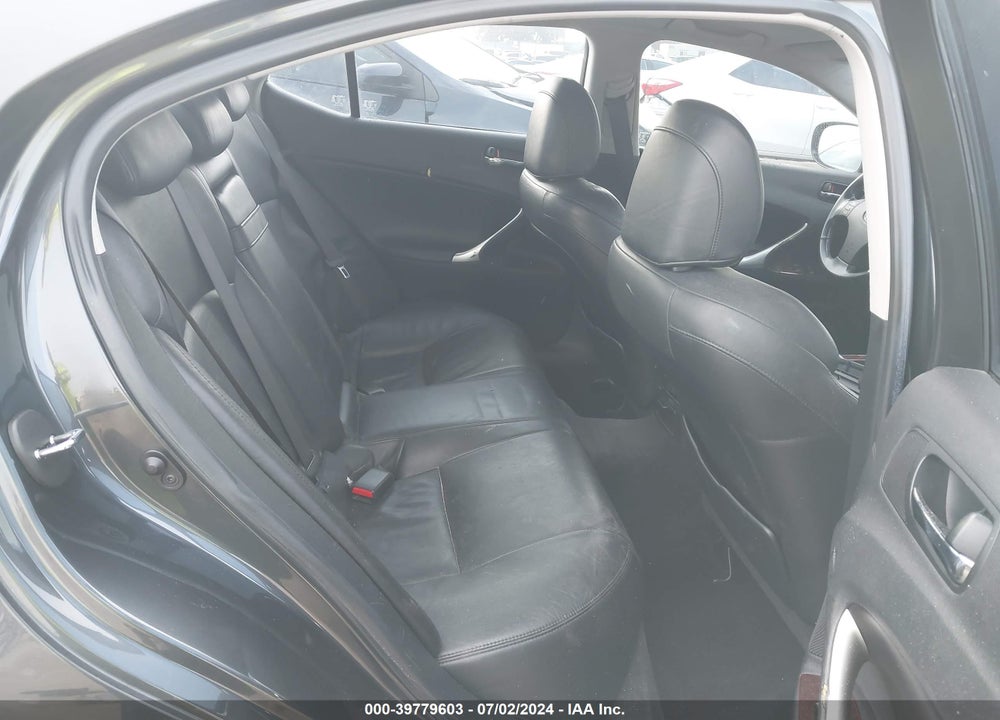 2007 LEXUS IS 250 VIN: JTHBK262075031994