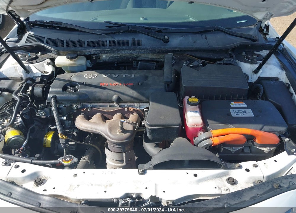 2011 TOYOTA CAMRY HYBRID VIN: 4T1BB3EK7BU134395