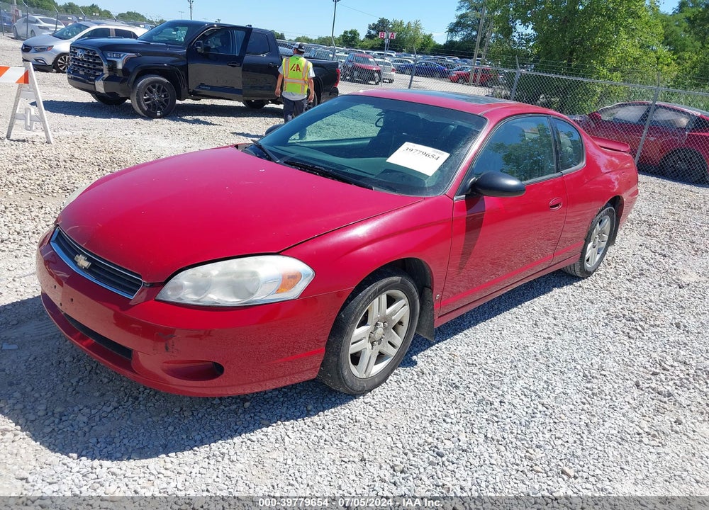 2007 CHEVROLET MONTE CARLO LT VIN: 2G1WK16K479397644