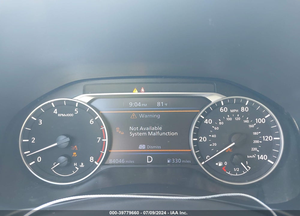 2021 NISSAN ALTIMA SV FWD VIN: 1N4BL4DV4MN347858