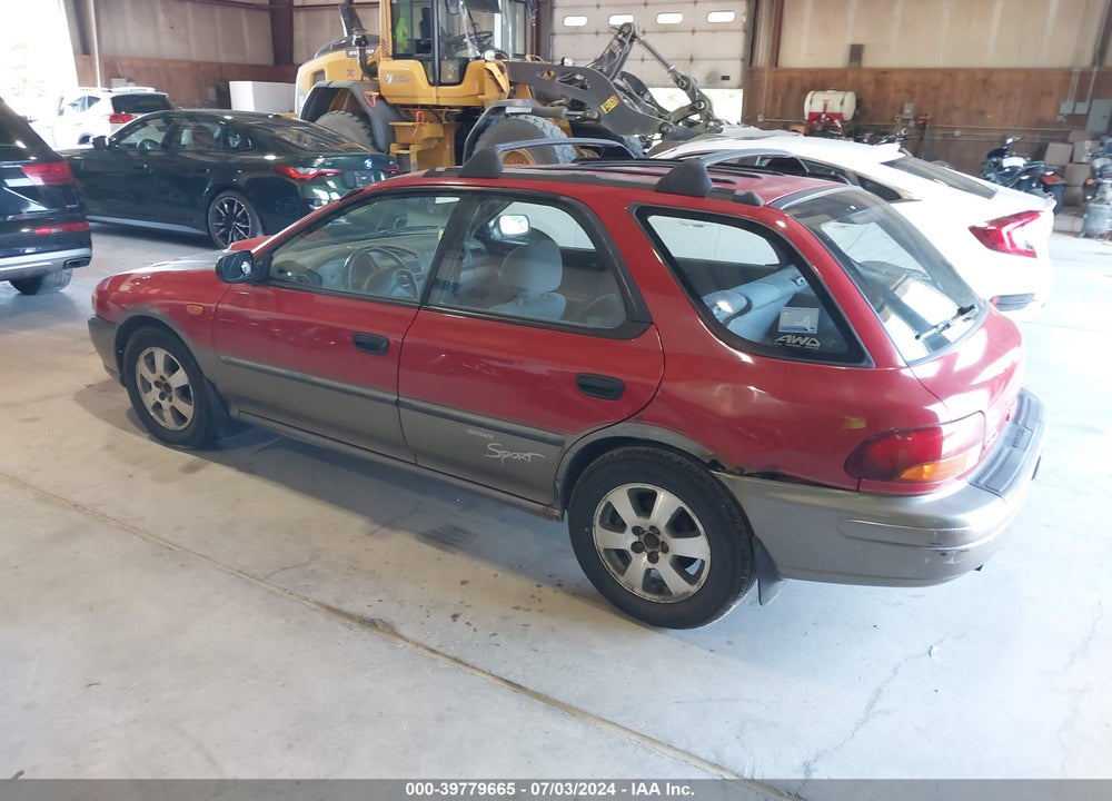 1999 SUBARU IMPREZA OUTBACK SPORT VIN: JF1GF4853XH808431