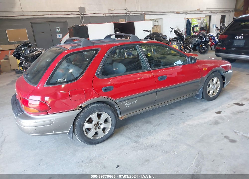 1999 SUBARU IMPREZA OUTBACK SPORT VIN: JF1GF4853XH808431