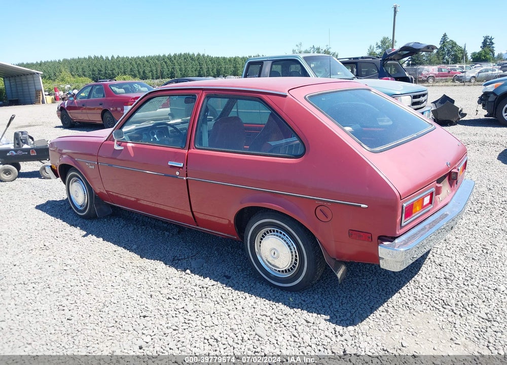 1977 CHEVROLET CHEVETTE VIN: 1B08E7Y100358