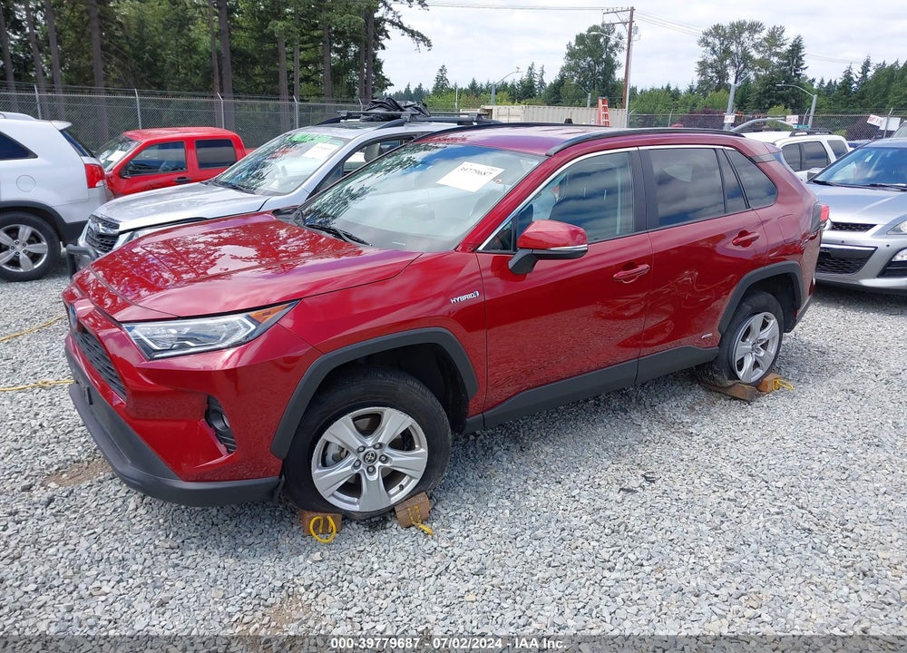 2021 TOYOTA RAV4 HYBRID XLE VIN: 4T3RWRFV7MU021121