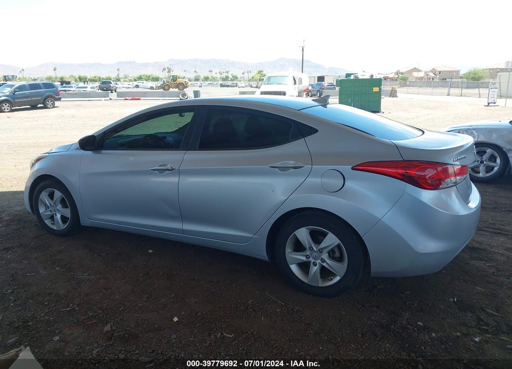 2013 HYUNDAI ELANTRA GLS VIN: KMHDH4AE4DU605323