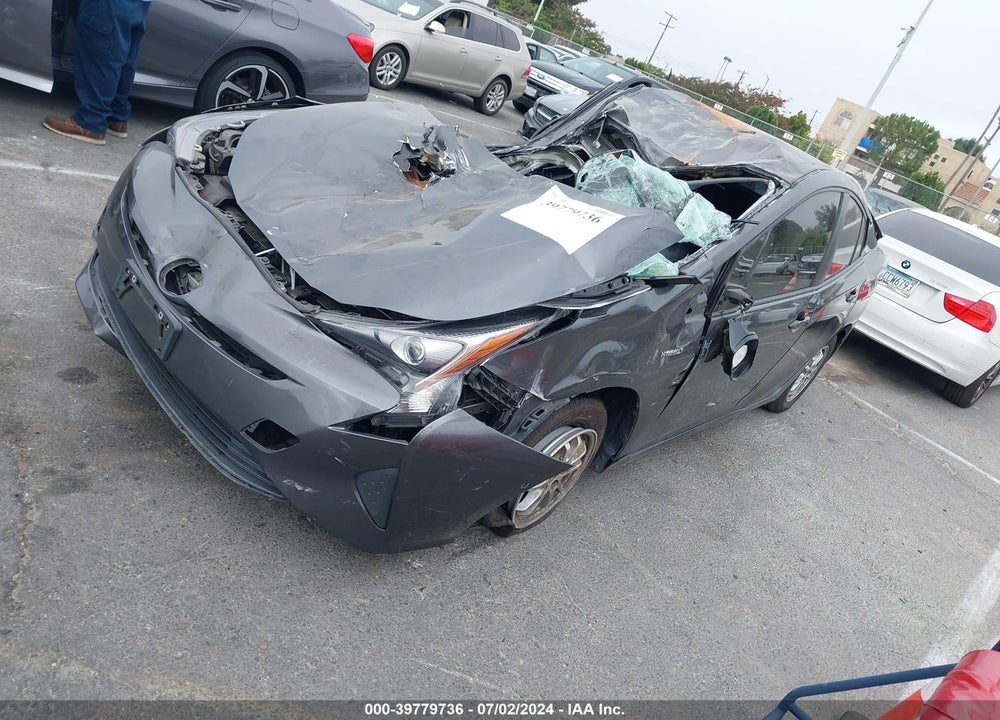 2018 TOYOTA PRIUS TWO VIN: JTDKBRFU7J3596337