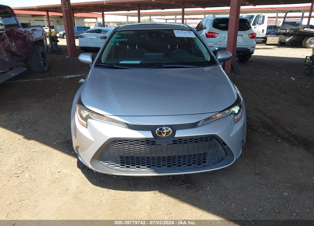 2022 TOYOTA COROLLA LE VIN: JTDHPMAE3NJ196260