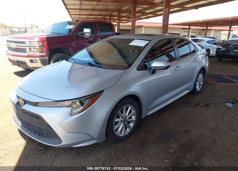 2022 TOYOTA COROLLA LE VIN: JTDHPMAE3NJ196260