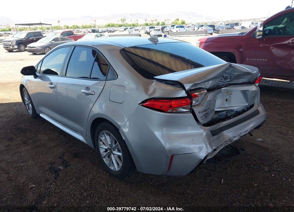 2022 TOYOTA COROLLA LE VIN: JTDHPMAE3NJ196260