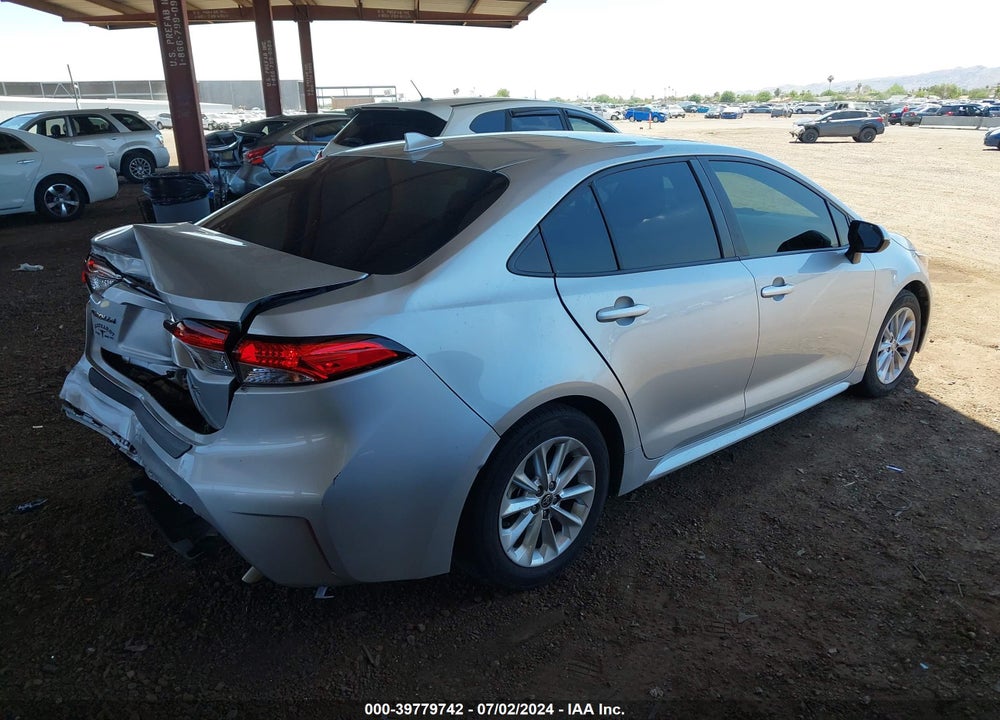 2022 TOYOTA COROLLA LE VIN: JTDHPMAE3NJ196260
